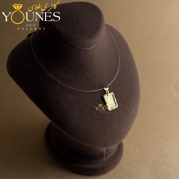 آویز وان یکاد مستطیل طلا